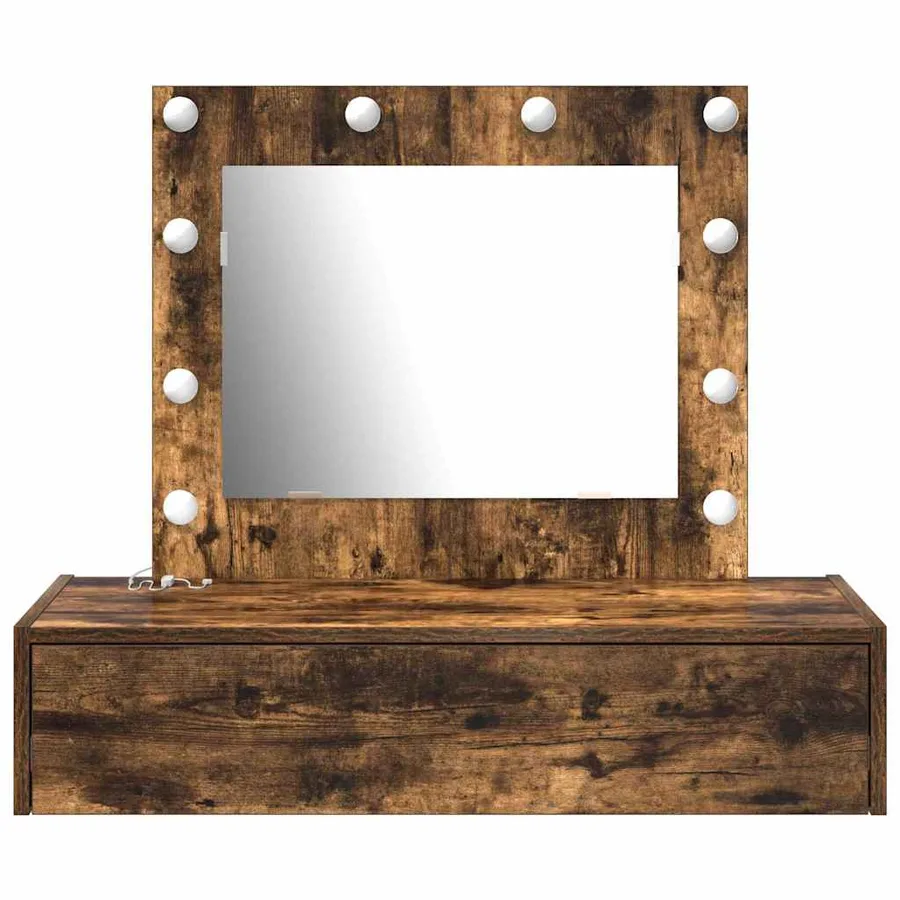 Table de Toilette Marron 83 x 40 x 70 cm Bois d'ingénierie - 5