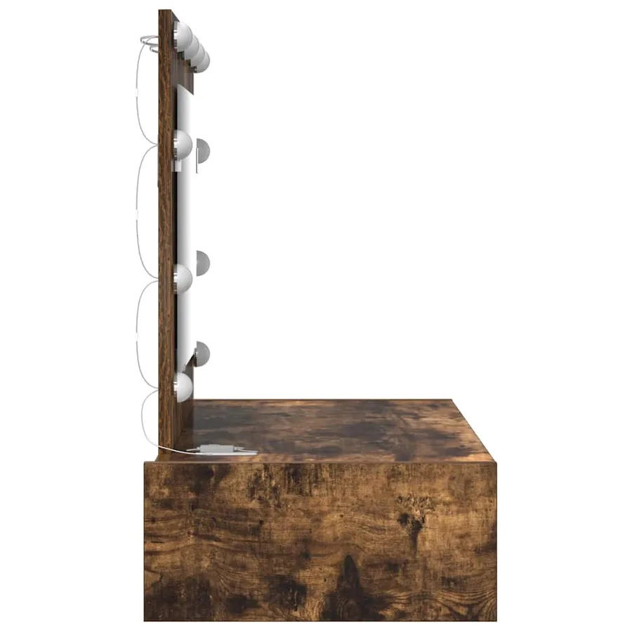 Table de Toilette Marron 83 x 40 x 70 cm Bois d'ingénierie - 6