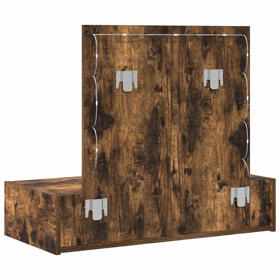 Table de Toilette Marron 83 x 40 x 70 cm Bois d'ingénierie - 7