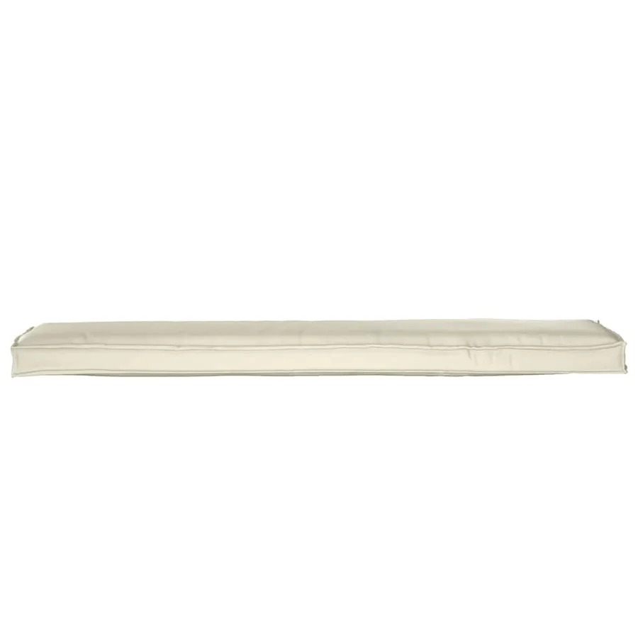 Coussin de palette Crème 180 x 40 x 8 cm Tissu Oxford - 6