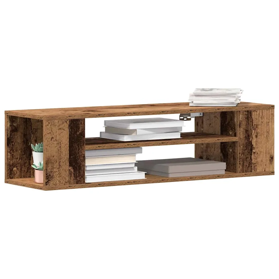 Meuble TV Bois ancien 100 x 30 x 26,5 cm Bois d'ingénierie - 3