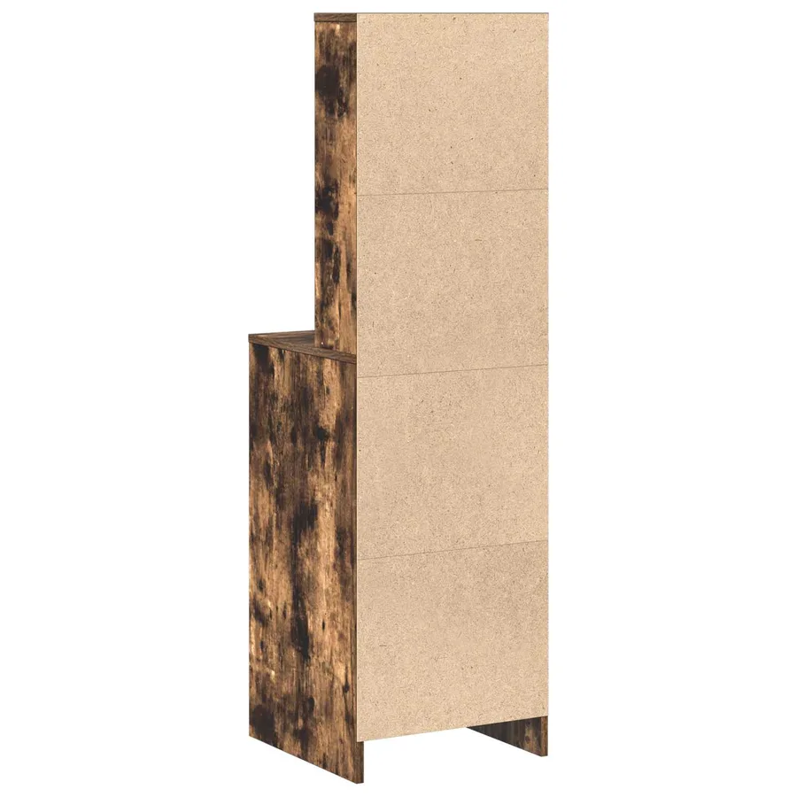 Haut Armoire Chêne fumé 40 x 41 x 135 cm Bois d'ingénierie - 6