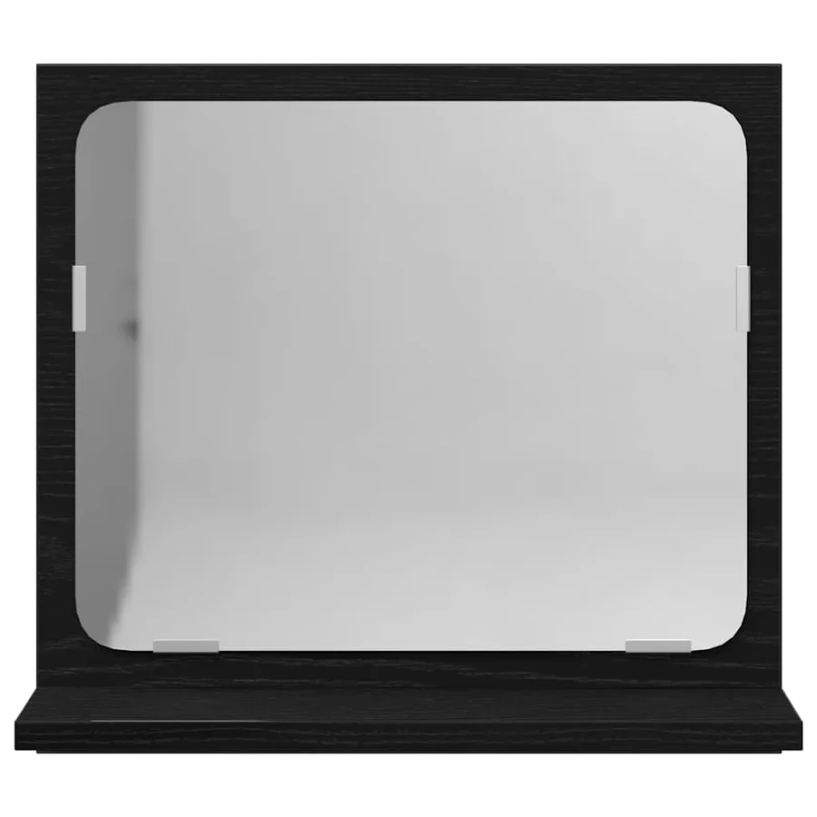 Miroir de salle de bain en chêne noir 40 x 10,5 x 37 cm bois d'ingénierie - 5