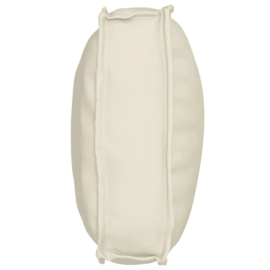 Coussin Crème 70 x 40 x 12 cm Tissu Oxford - 4