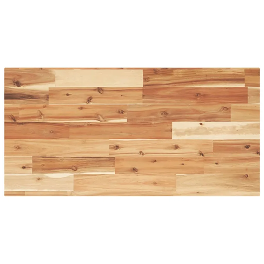 Étagère de vasque murale acier et bois massif d'acacia - 8