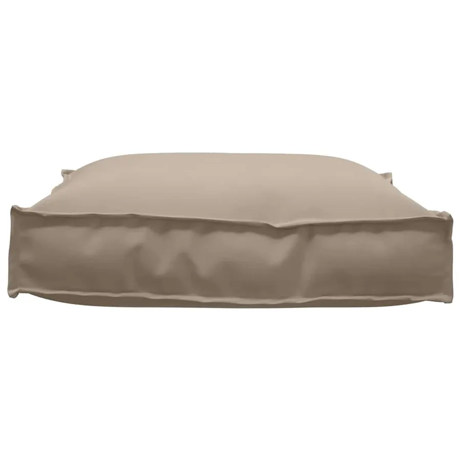 Coussin Taupe 70 x 70 x 12 cm Tissu Oxford - 5