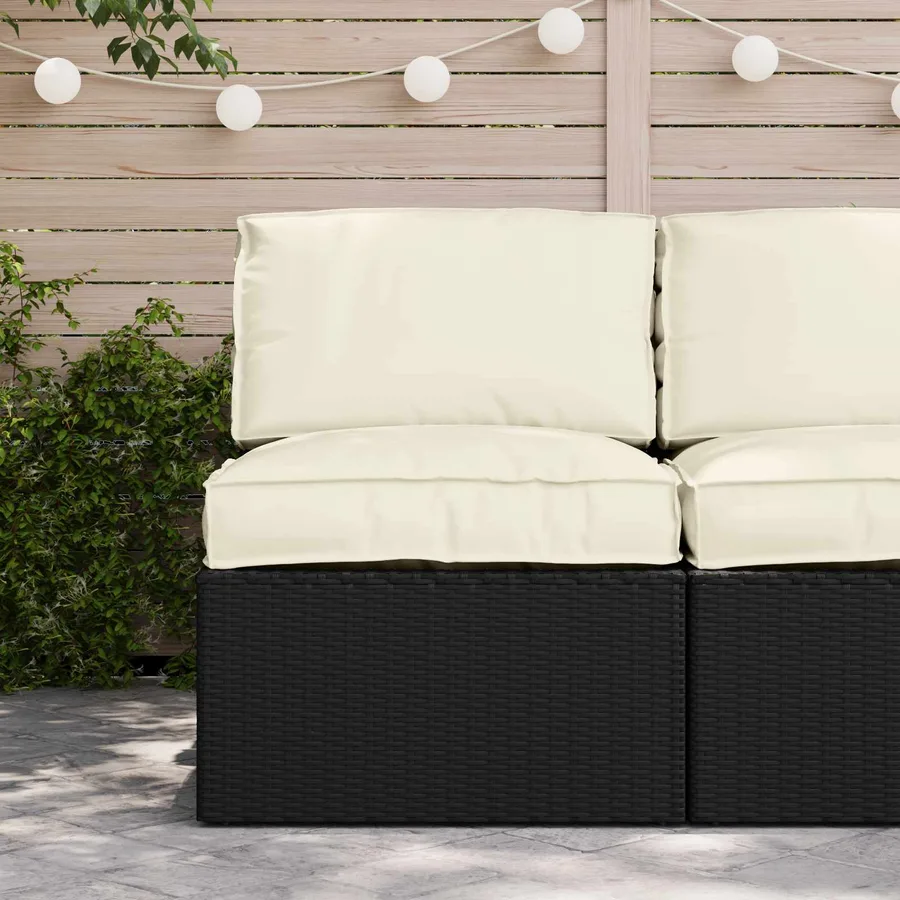 Set de coussins de palette 2 pcs Crème Tissu Oxford - 4
