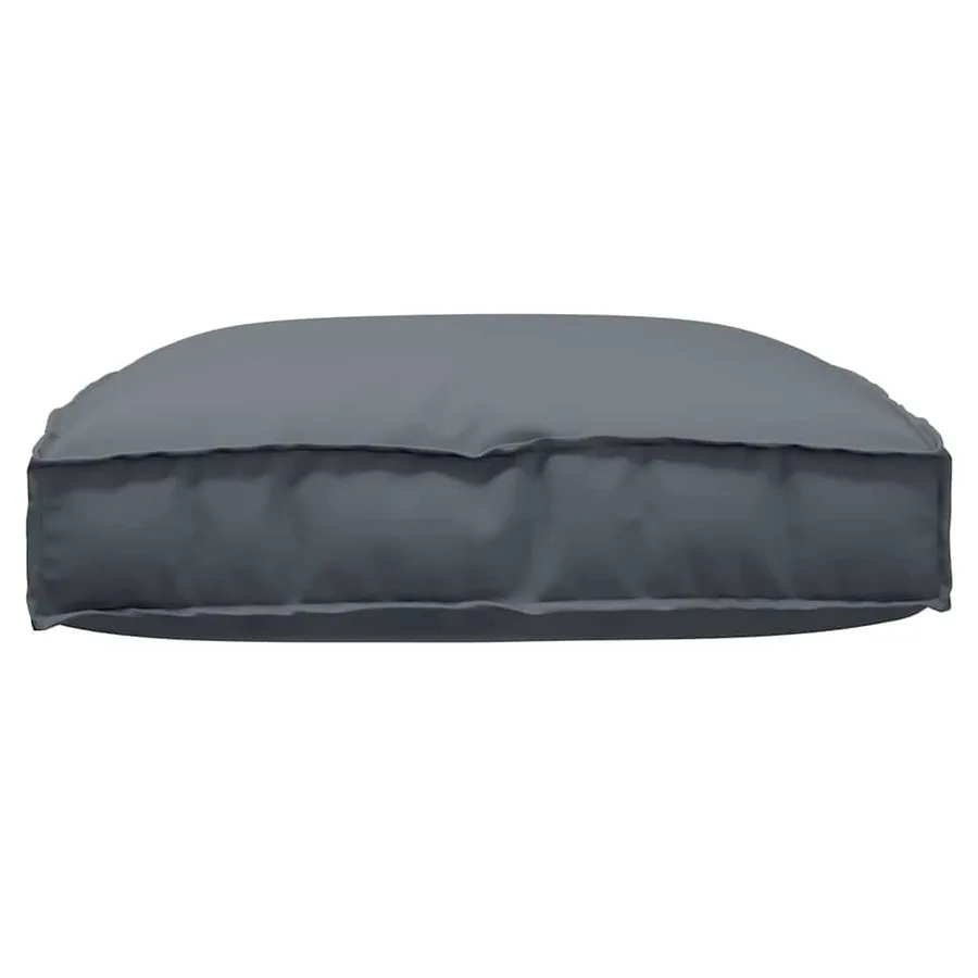 Coussin Anthracite 80 x 80 x 12 cm Tissu Oxford - 6