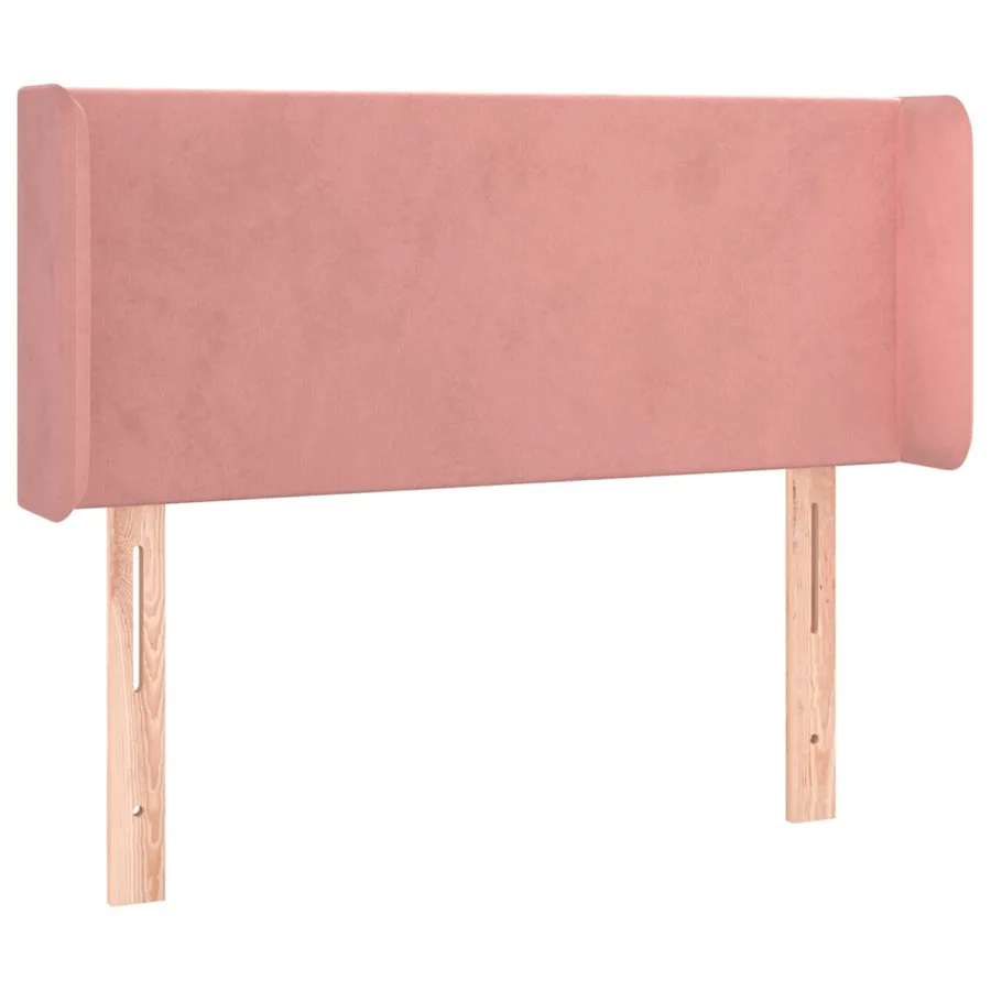 Tête de lit à LED Rose 103x16x78/88 cm Velours - 3