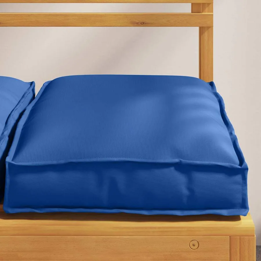 Coussin 4 pcs Bleu royal 40 x 40 x 8 cm Tissu Oxford - 4