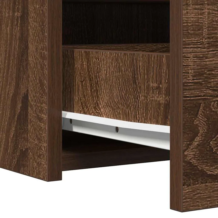 Table de Toilette Marron 83 x 40 x 70 cm Bois d'ingénierie - 11