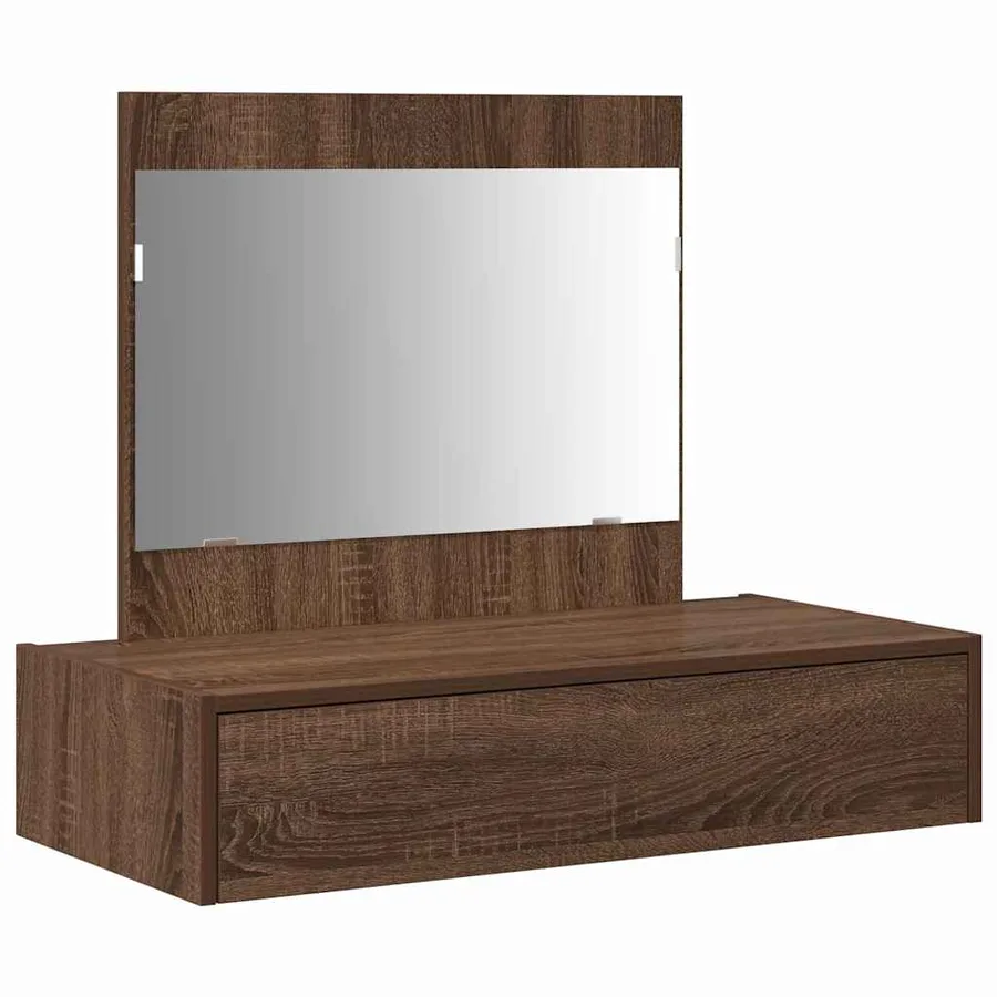Table de Toilette Marron 83 x 40 x 70 cm Bois d'ingénierie - 2