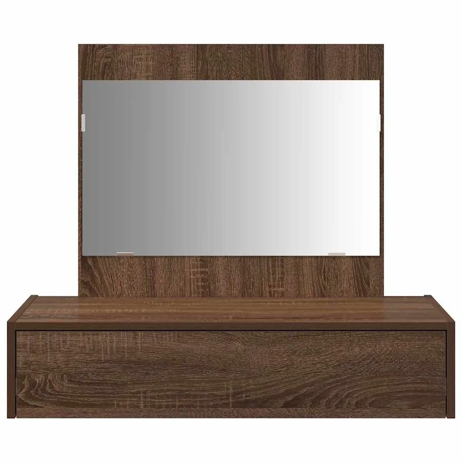 Table de Toilette Marron 83 x 40 x 70 cm Bois d'ingénierie - 6