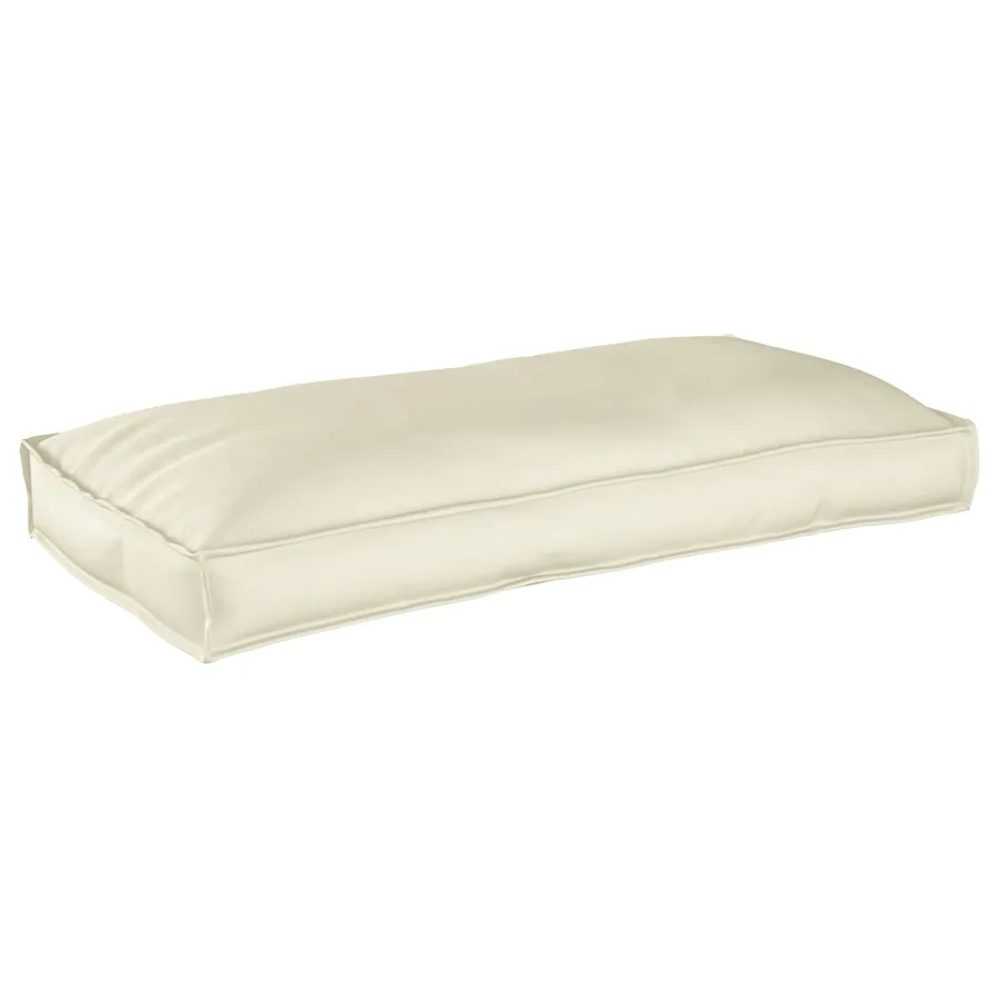 Coussin Crème 120 x 60 x 12 cm Tissu Oxford - 3