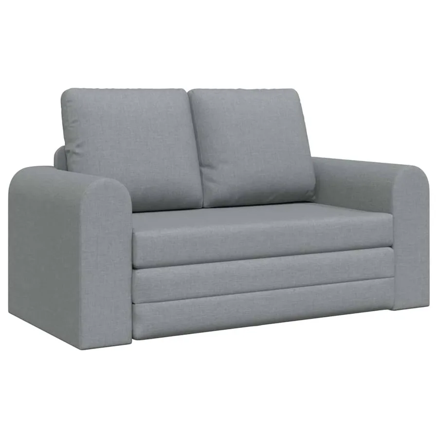 Canapé-Lit 60cm Gris clair tissu - 2