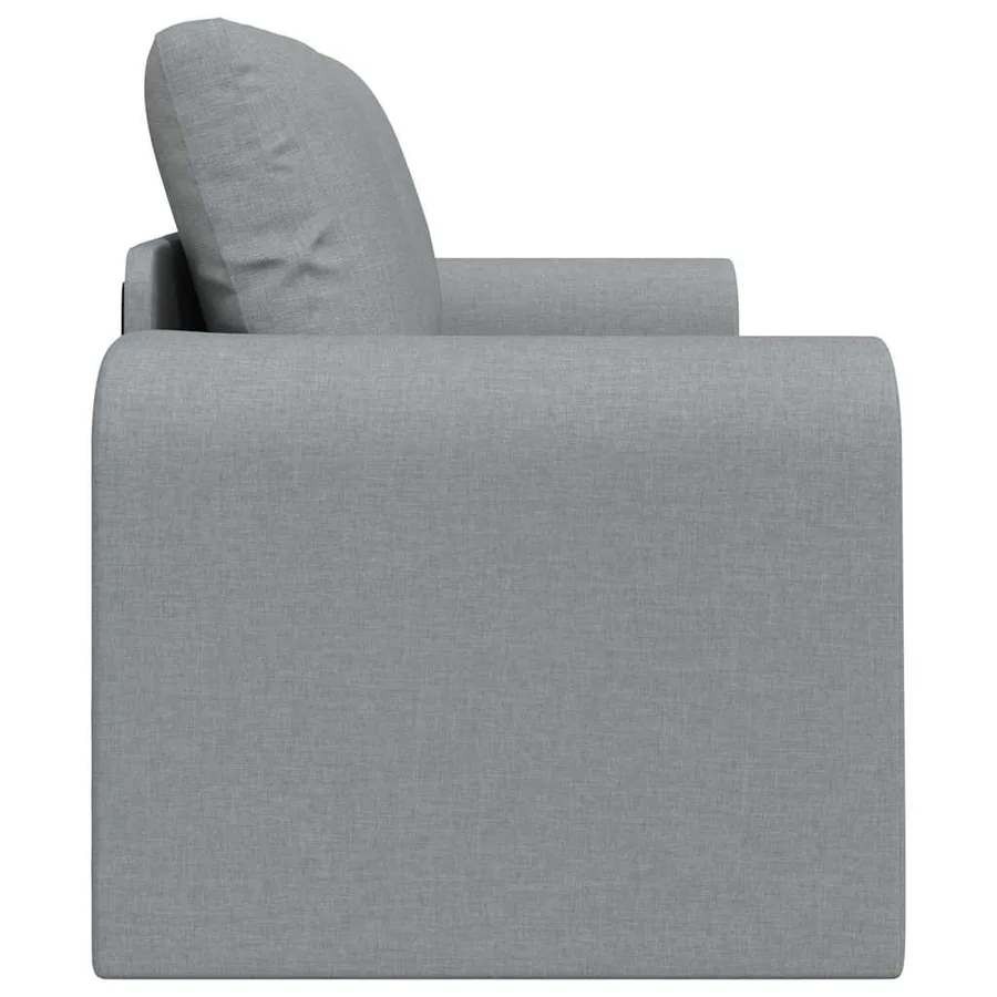 Canapé-Lit 60cm Gris clair tissu - 6