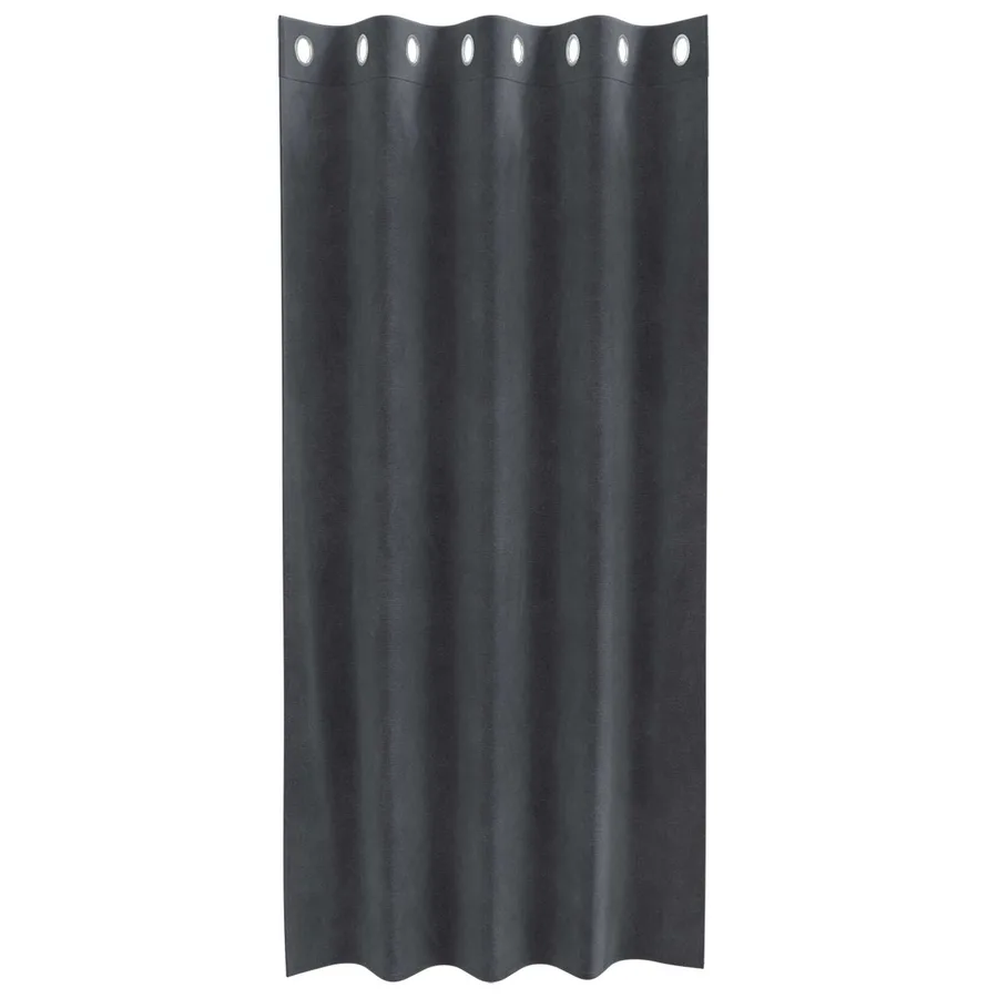 Rideaux occultants 2 pcs Gris clair 140 x 175 cm Velours - 4