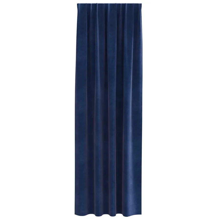 Rideaux occultants 2 pcs Bleu foncé 140 x 260 cm Velours - 5