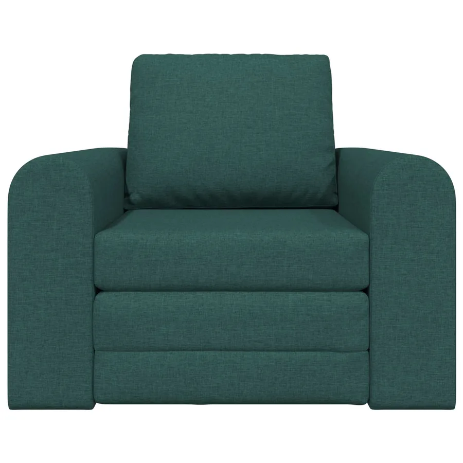 Canapé-Lit Vert foncé 98 x 71 x 83 cm tissu - 5