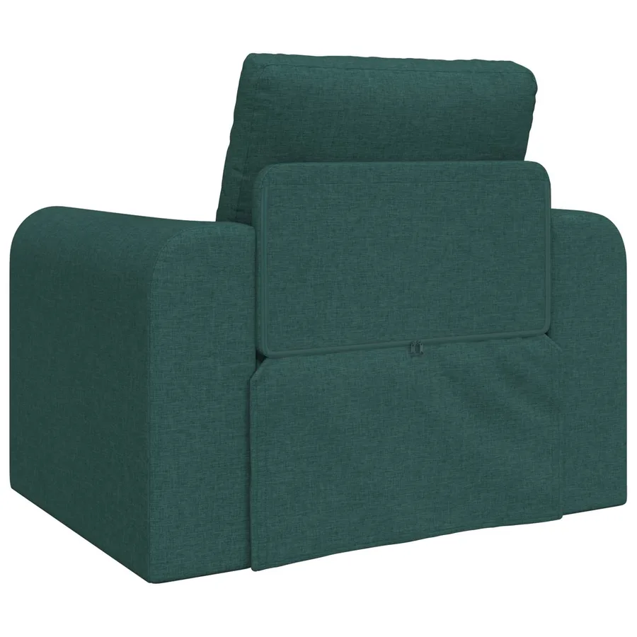 Canapé-Lit Vert foncé 98 x 71 x 83 cm tissu - 7