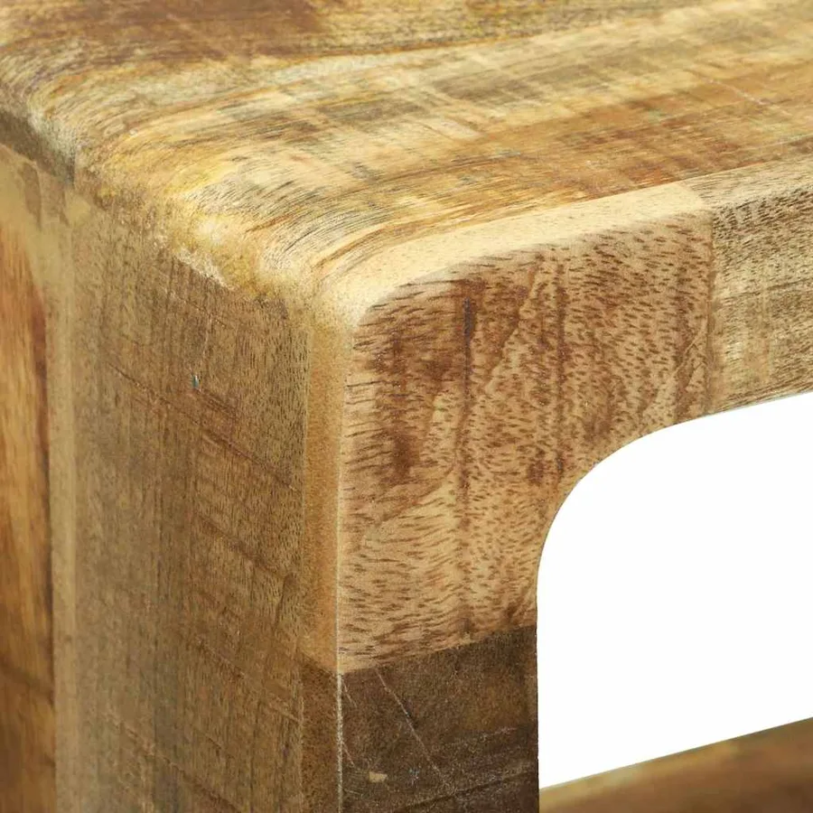 Ensemble meuble TV 3 pcs Marron Bois de manguier massif - 8
