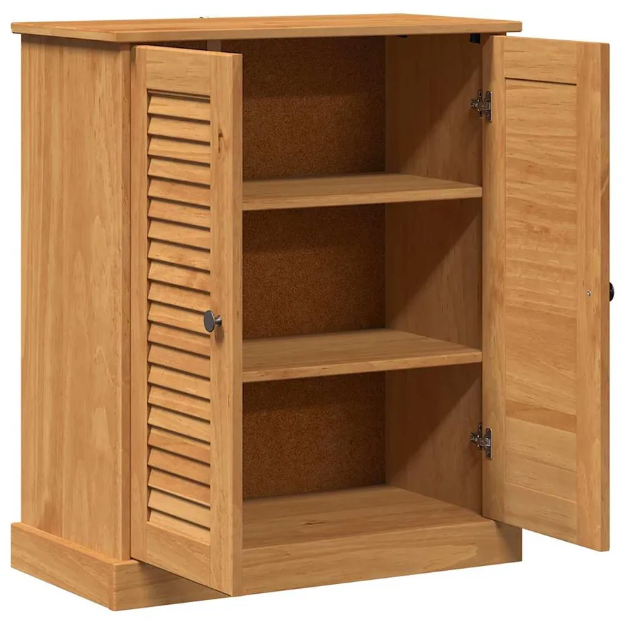 Armoire de salle de bain avec porte VIGO Marron et Marron Miel - 5