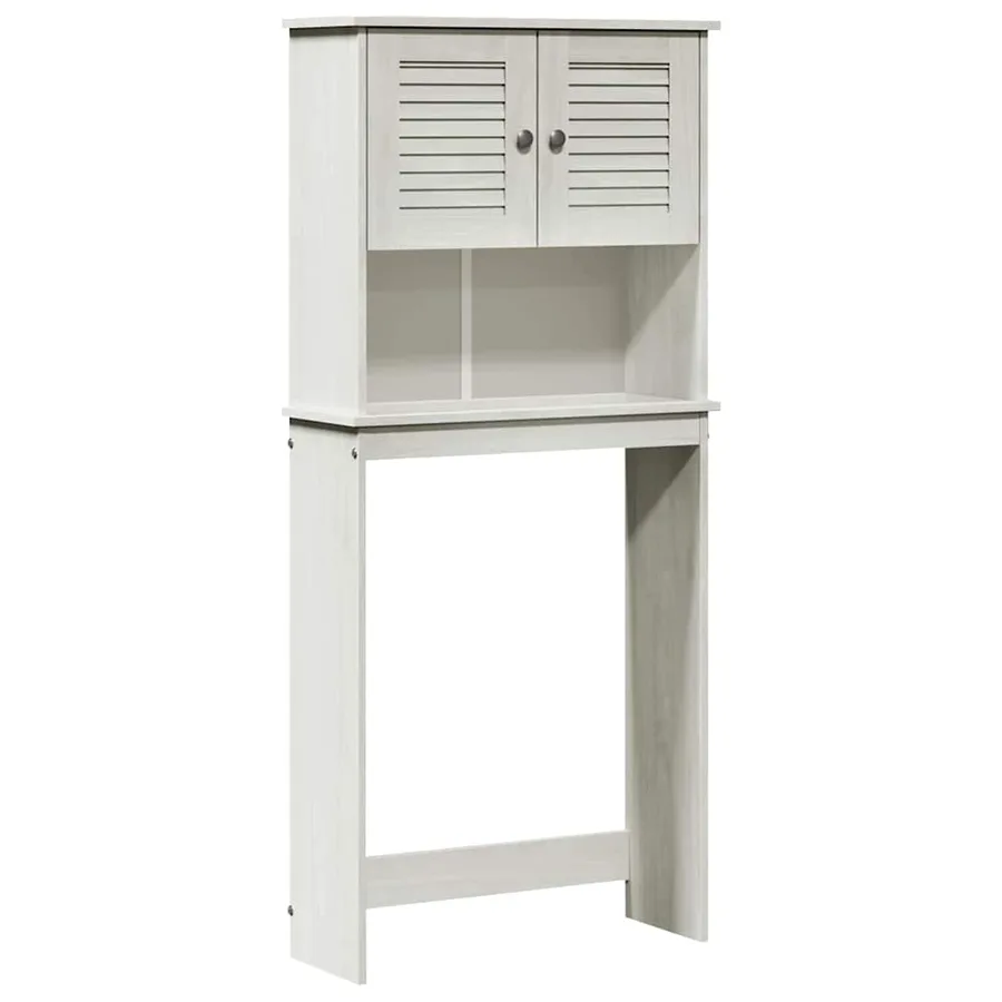 Cabinet pour lave-linge avec porte VIGO Blanc et Blanc Antique - 2