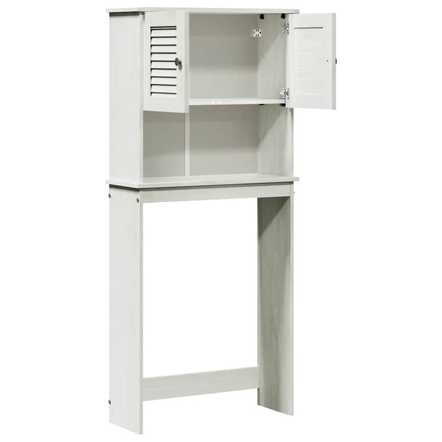 Cabinet pour lave-linge avec porte VIGO Blanc et Blanc Antique - 5