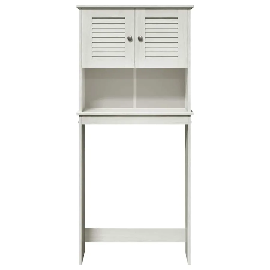 Cabinet pour lave-linge avec porte VIGO Blanc et Blanc Antique - 6