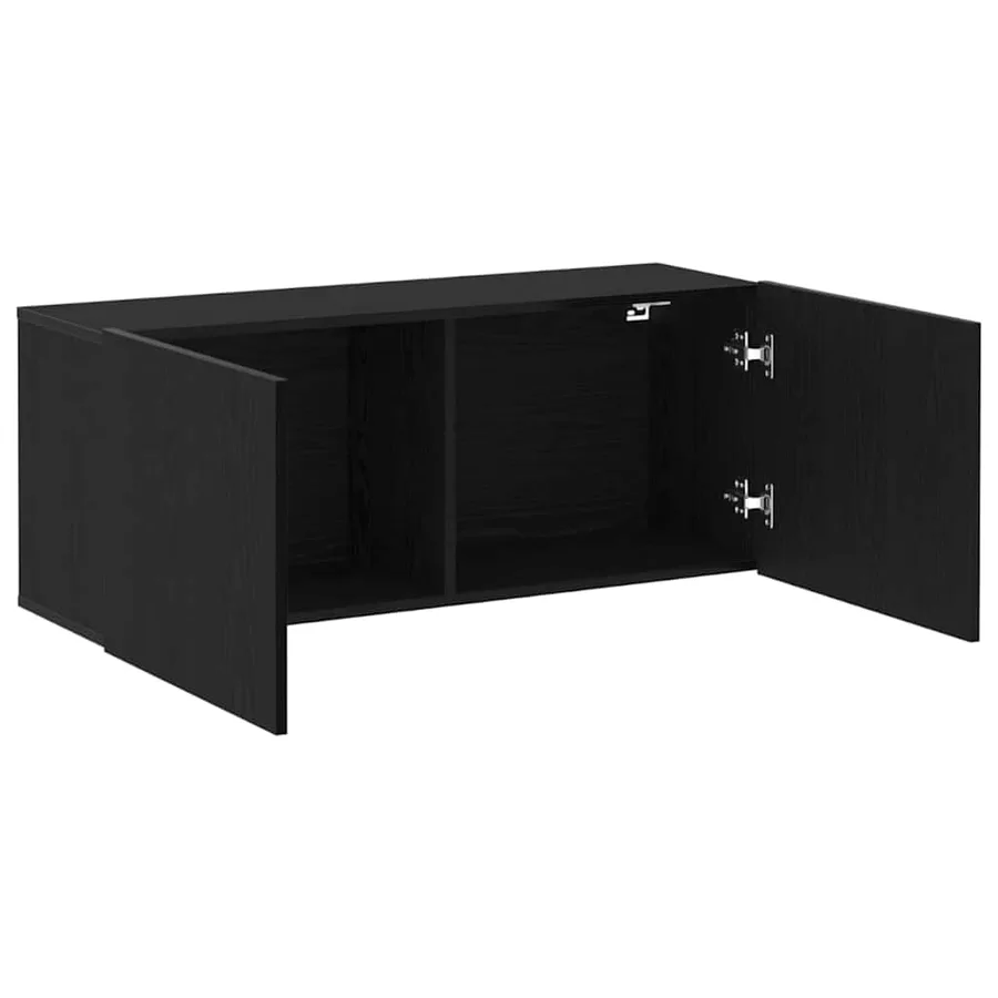 Ensemble meuble TV 100 x 30 x 41 cm Chêne noir - 5
