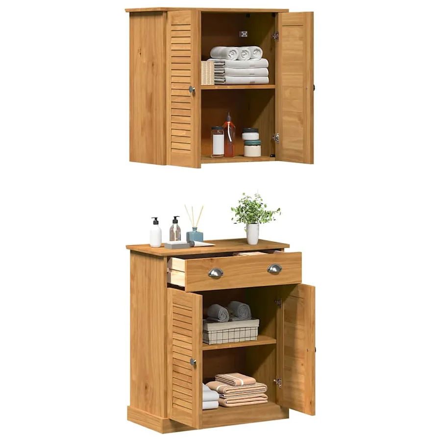 Ensemble de mobilier de salle de bain avec étagère VIGO 2 pcs - 3