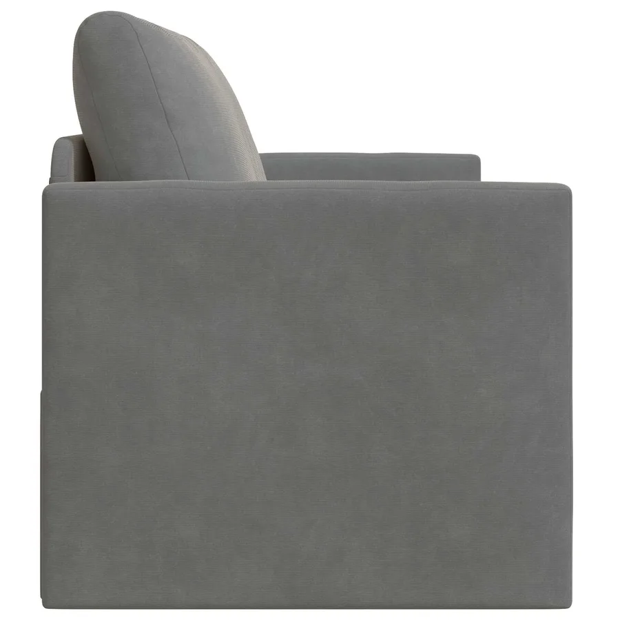 Canapé-Lit Gris foncé 124 x 71 x 78 cm Velours - 6
