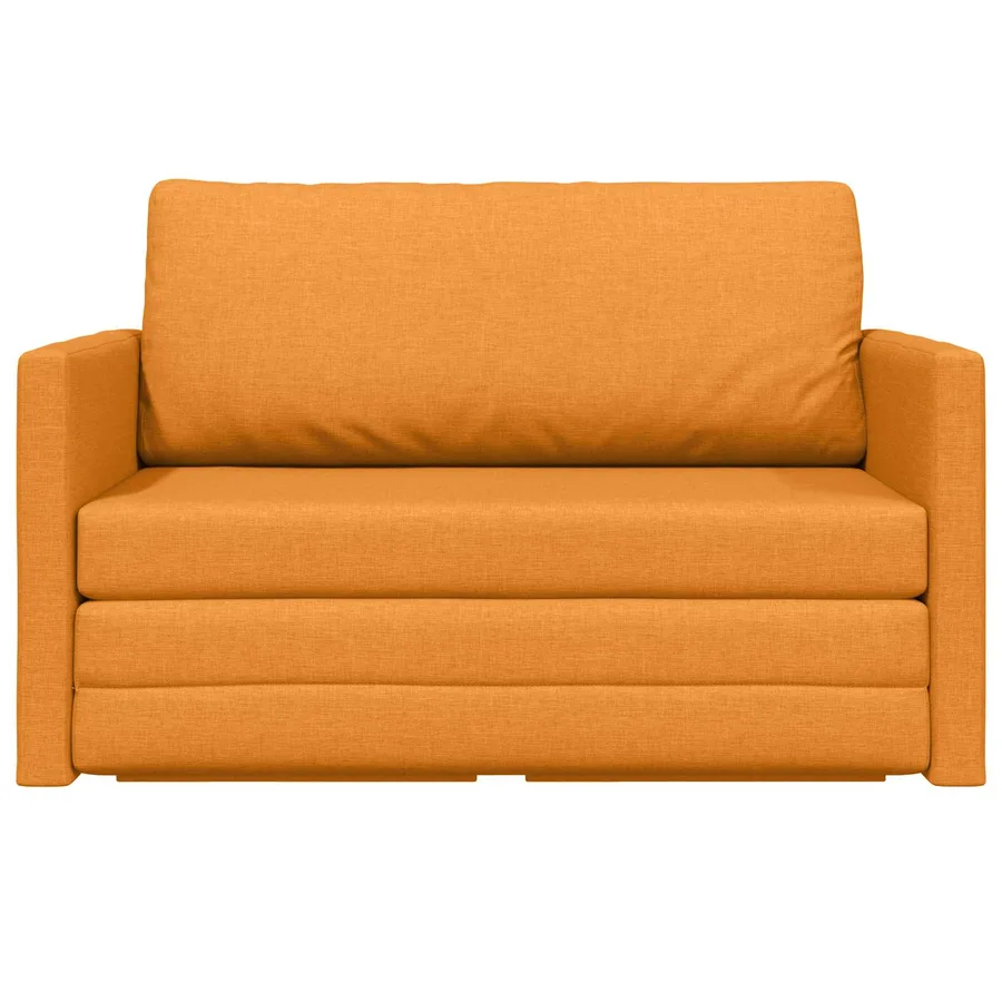Canapé-Lit 110cm Jaune foncé tissu - 5