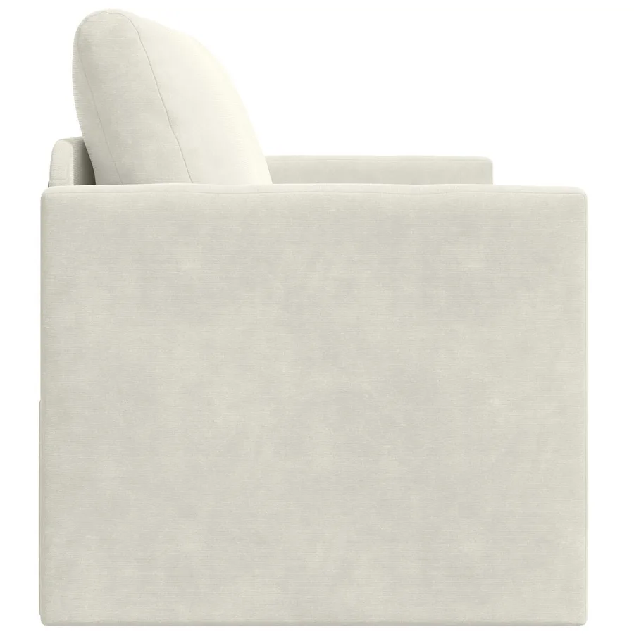Canapé-Lit Crème 124 x 71 x 78 cm Velours - 6