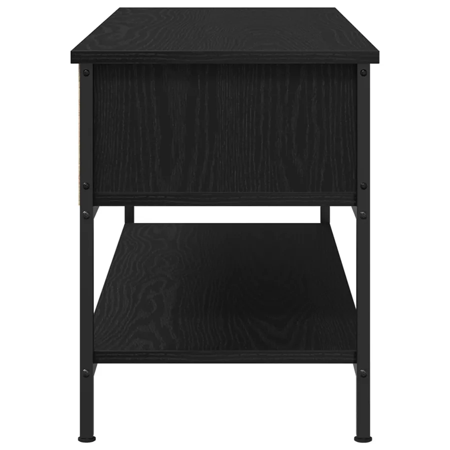 Ensemble meuble TV Montage mural Chêne noir 100 x 35 x 45 cm - 6