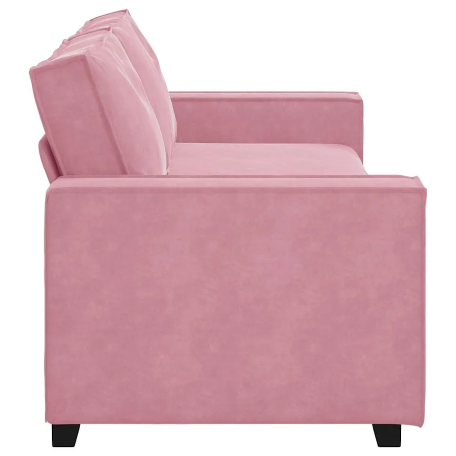 Canapé à 3 places Rose 220x78x84 cm Velours - 5