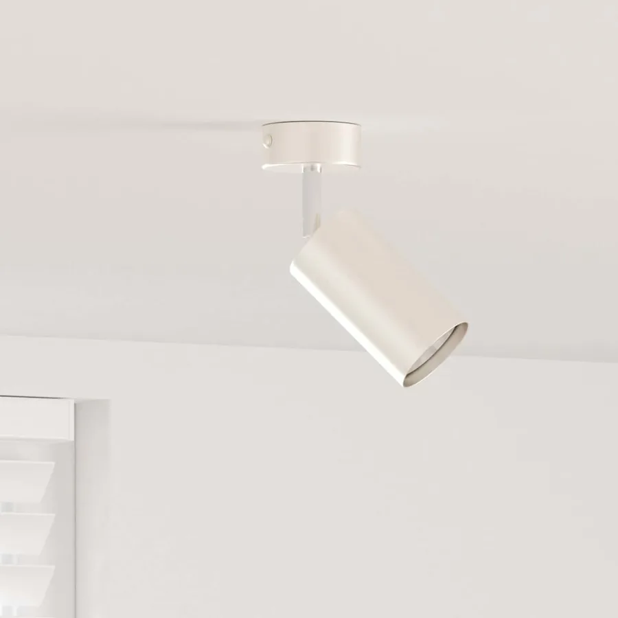 Spot de plafond avec des projecteurs Nickel 6 x 6 x 16 cm Métal