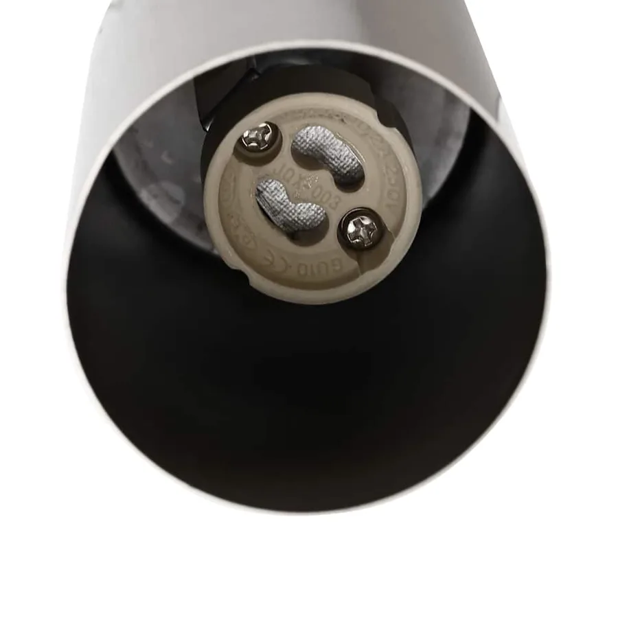Spot de plafond avec des projecteurs Nickel 6 x 6 x 16 cm Métal - 9