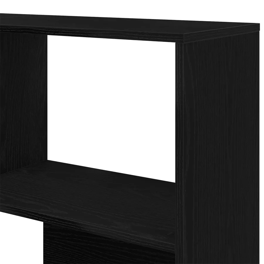 Armoire 6 niveaux 85 x 85 x 140 cm Bois d'ingénierie Chêne noir - 7