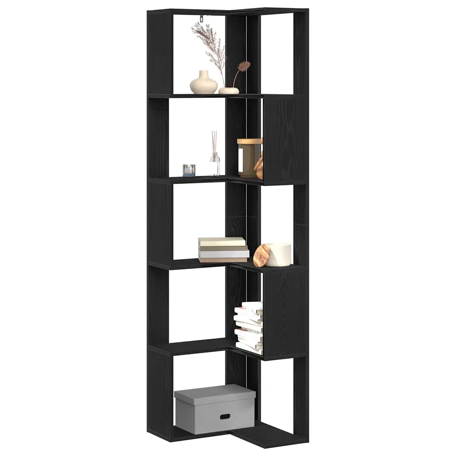 Bibliothèque Chêne noir 50 x 50 x 179 cm - 3