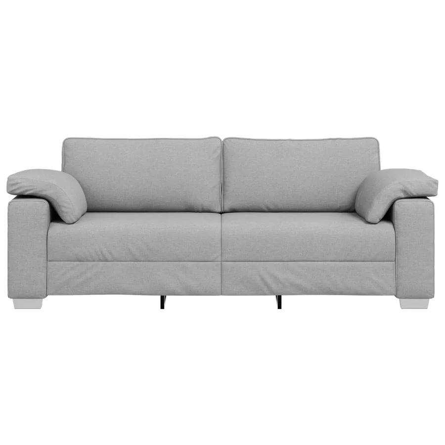 Sofa 3 places Gris nuage 220 cm tissu - 4
