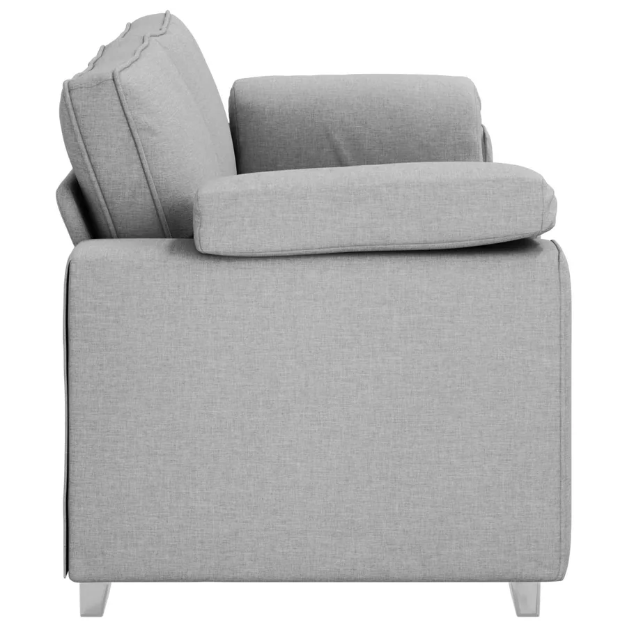 Sofa 3 places Gris nuage 220 cm tissu - 5