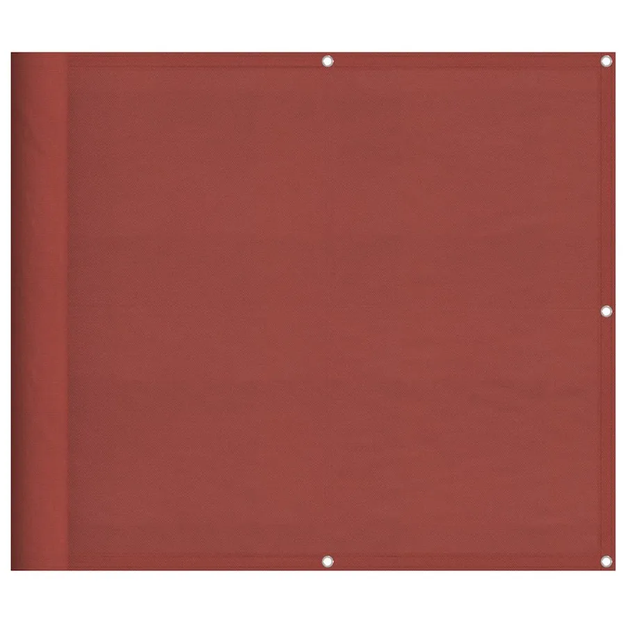 Paravent de balcon couleur terre cuite 90 x 700 cm 100 % polyester Oxford - 2