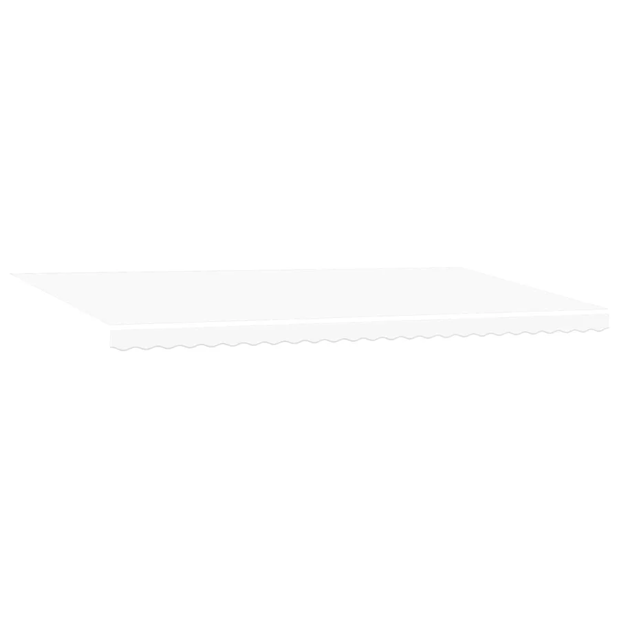 Auvent rétractable Blanc 600 × 300 cm Polyester - 5