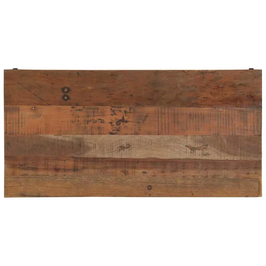 Table basse Marron 110 x 55 x 40 cm Bois Recyclé Solide - 5