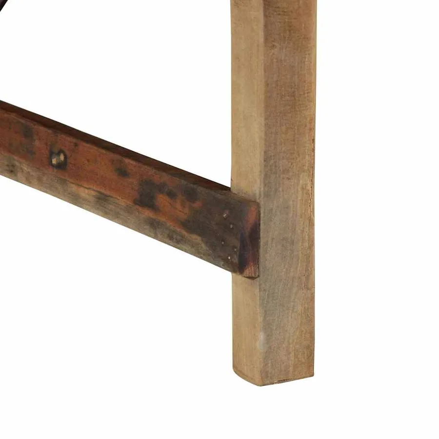 Table basse Marron 110 x 55 x 40 cm Bois Recyclé Solide - 9