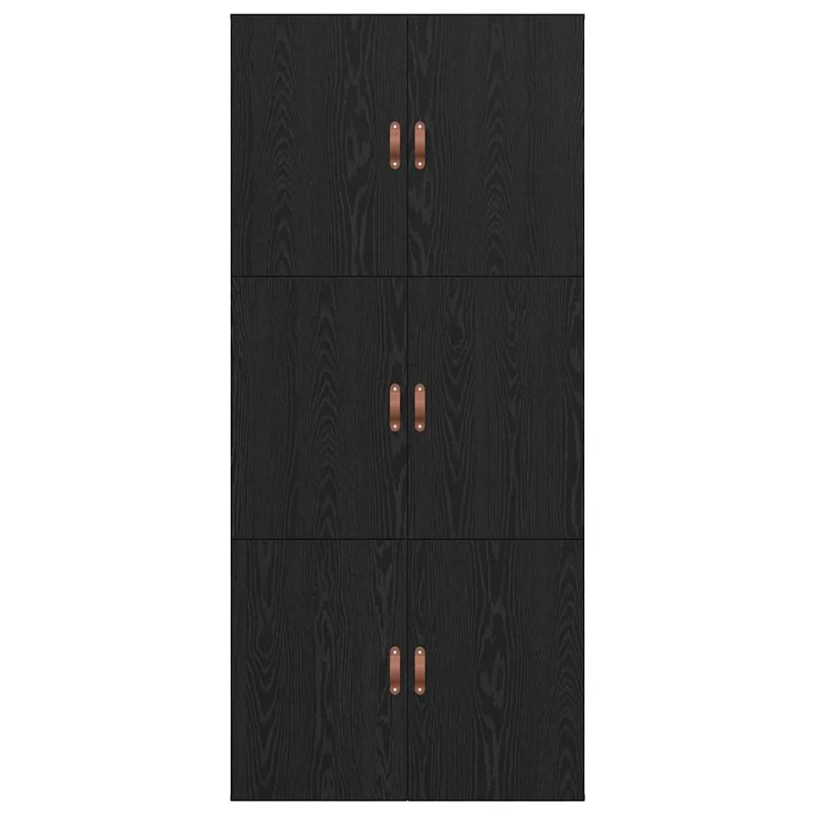 Cadre de lit avec rangement Chêne noir 100 x 200 cm - 9