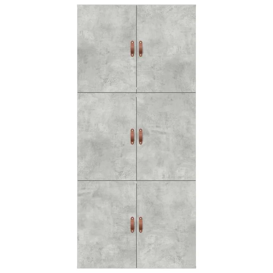 Cadre de lit avec rangement Gris béton 100 x 200 cm - 9