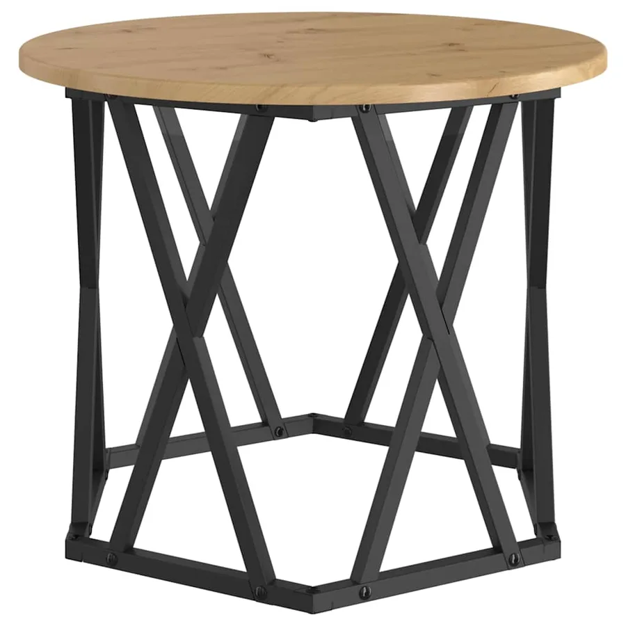 Table d'appoint 2 pcs Chêne artisanal 50 x 50 x 40 cm - 6