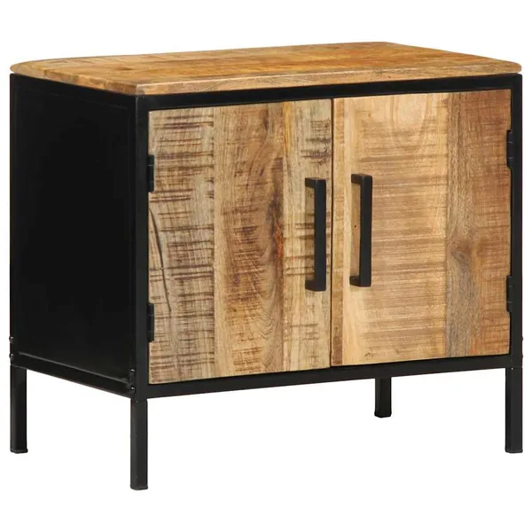 Cabinet de chevet Marron et Noir 50 x 30 x 45 cm